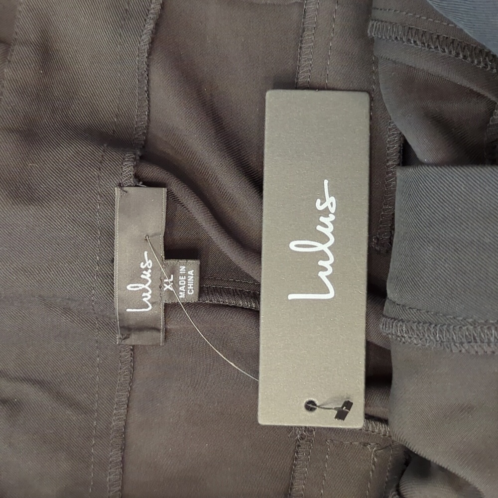 NWT Lulu's Dress Pants XL Black - Picture 8 of 9